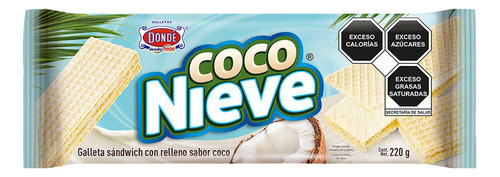 Galletas Coco Nieve Dondé De 220g De Yucatán