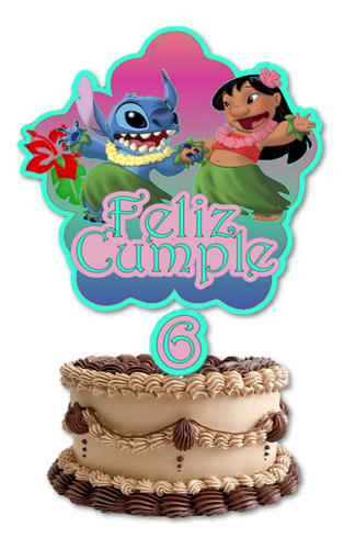 Globos Combo 41 Art De Lilo Y Stitch, Bolsitas, Banderin Surtido Lilo Y Stitch