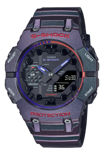 Reloj G-shock Ga-b001ah-6a Carbono/resina Hombre Gris