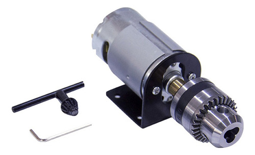 Dc 12v Motor Com Mini Mão Broca Mandril Conjunto De Suporte