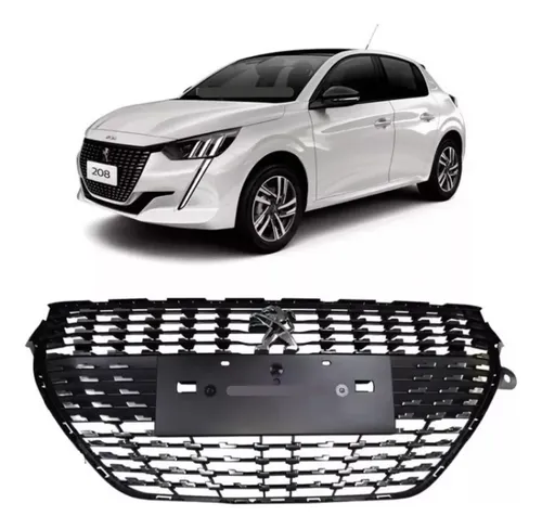 comprar Parrilla De Frente Cromada Para Peugeot 208 Desde 2021