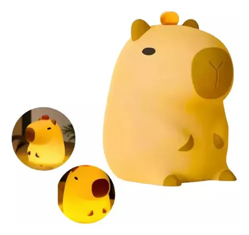 Capybara Lampara, Lámpara De Noche Táctil Capibara, Luz | Cuotas Sin Interés