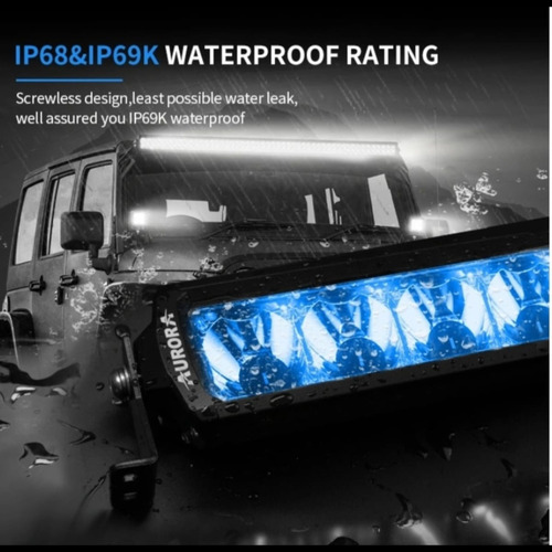 Barra Led Aurora Rgb D6 Ultra Spot 40 PuLG Can Am 4x4 Atv