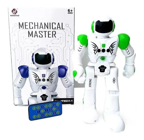 Robot Musical Mechanical Master A Control Remoto - Verde