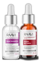 Comprar Kit Sérum Nano Retinol 30ml + Sérum Niacinamida 30ml - Raavi