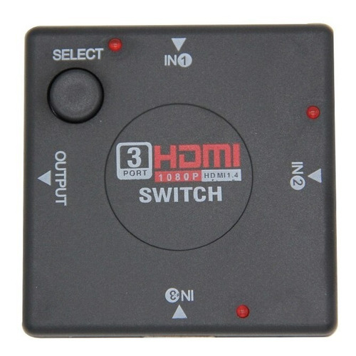 Mini Hdmi Switch 3 Entradas 1 Salida 