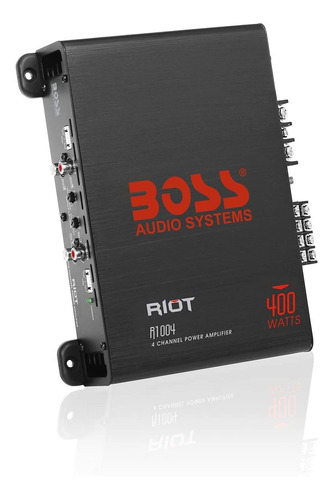 Boss R1004 Audio Amplifier, 4 Channels, 400 Watts, A / B