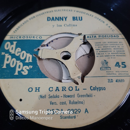 Simple Danny Blu Y Los Collins Odeon Pops C15