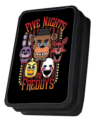 Cartuchera 2 Pisos Five Nights At Freddys Fnaf Juego