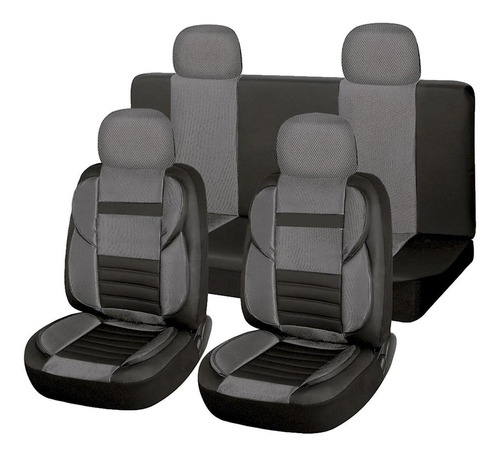 Funda Universal Cubre Asiento Negro Gris C Riñoner Vexo