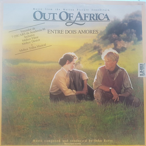 Lp Vinil Trilha John Barry Out Of Africa Music From The Moti