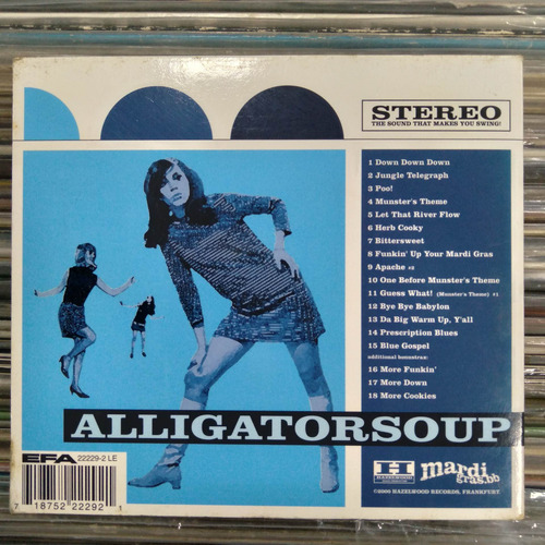 Mardi Gras Bb Cd Duplo Alligator Soup (Usado)