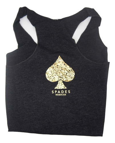 Playera Sin Mangas Gris Deportiva Mujer Next Level