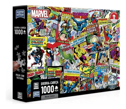 Toyster - Marvel - Quebra-cabeça 1000 Peças - Game Office