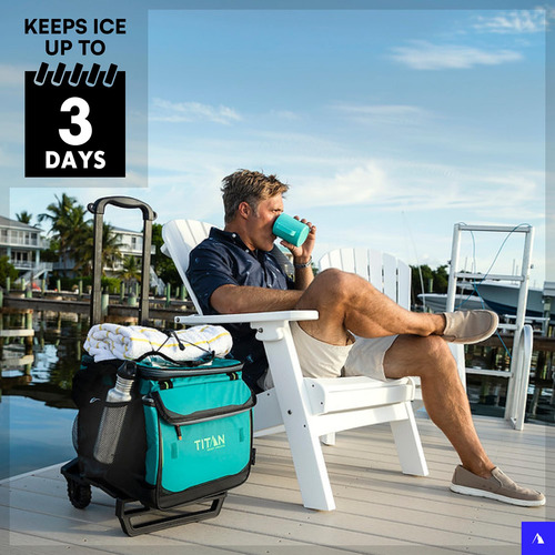 Cooler Titan De Arctic Zone Deep Freeze, 60 Latas, Con Rueda