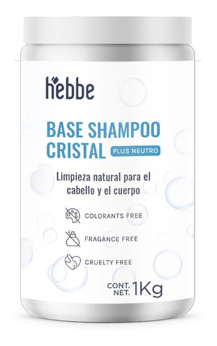 Shampoo Base Neutro Concentrado Capilar Y Corporal 1 Kg
