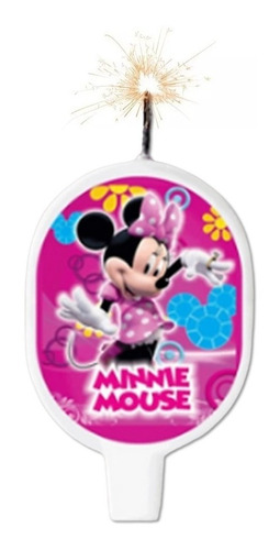 Vela Minnie Mouse Decoración Para Pastel Minnie Mouse Fiesta