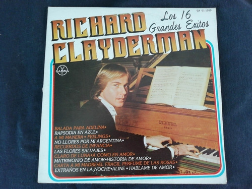 Richard Clayderman Los 16 Grandes Exitos Lp