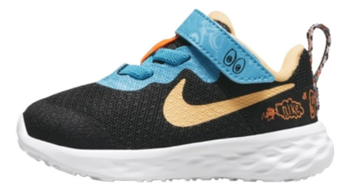 Tenis Nike Bebe Revolution 6 Lil Tdv Fb2719-001 Negro