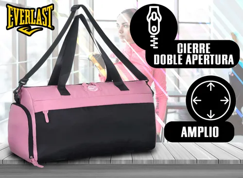 Bolso Deportivo Mujer Gym Entrenamiento Correa Regulable