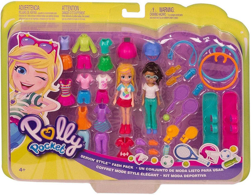 Polly Pocket Servin Style Fash Pack Nuevo De Mattel