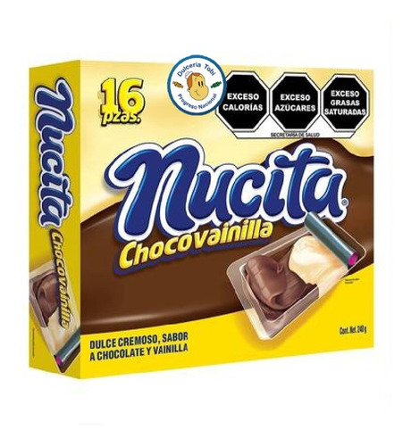 Nucita Choco Vainilla 16 Piezas Chocovainilla