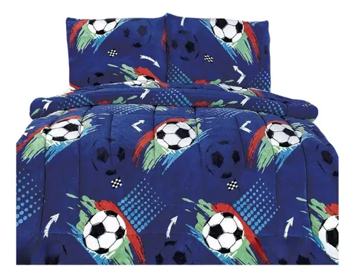 comprar Cobertor Plush Algodón 1.5 Plaza Y Media Invierno Chiporro Azul