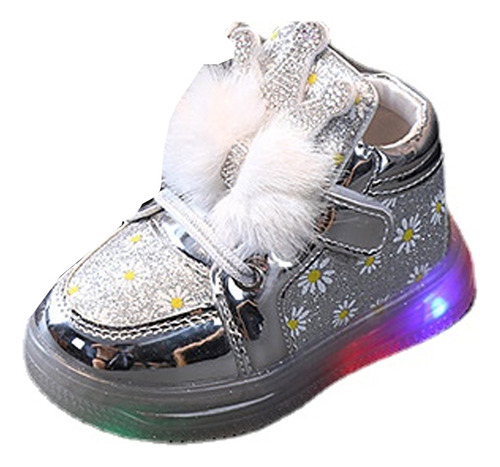 Zapatos De Moda Para Niños, Pequeños Zapatos Florales Lumino