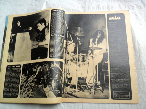 Pelo 28 1972 Sin Poster, Concierto Bangladesh Lebon Spinetta (Usado)