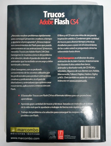 Libro Trucos Con Adobe Flash Cs4 - Chris Georgenes (Usado)