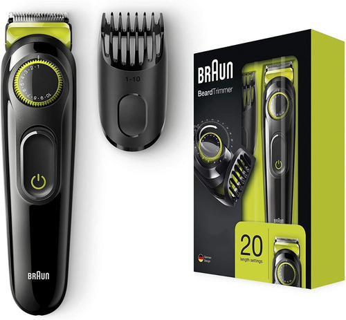 Braun Beard Trimmer 3 Patillera Recorta Barba 20 Longitudes