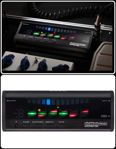 Afinador Cromátic De Baixo E Guitarra Korg Pitchblack Pb-04 Preto (Usado)