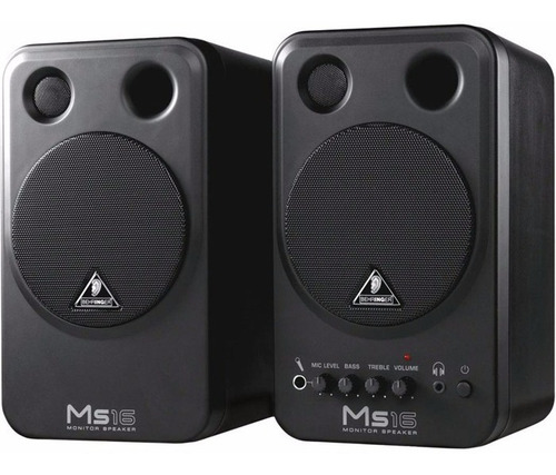 Behringer Multimedia Ms16 Monitor De Estudio 16w 4 Pg