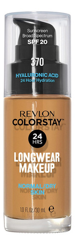 Base de maquillaje líquida Revlon ColorStay Normal / Dry ColorStay Make Up tono 370 toast - 30mL 0.119kg