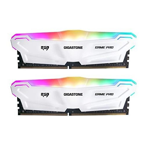 Ram De Escritorio Ddr4 Gigastone White Rgb Game Pro De 16 Gb