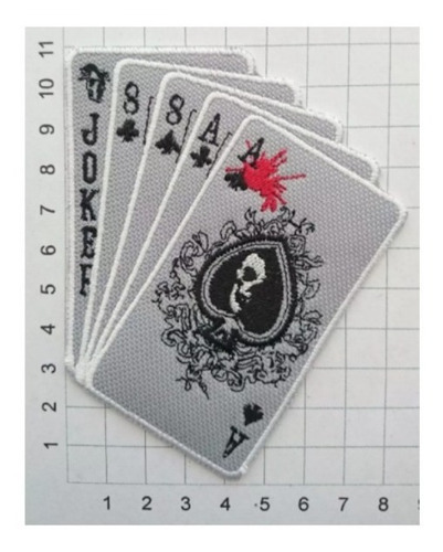 Motos Motociclistas,joker Blanco Parches Bordados Motos Motociclistas,joker Blanco Parches Bordados