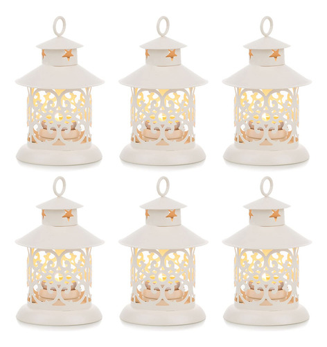 Romadedi Tealight - Farol Decorativo Para Velas, 6 Unidades,