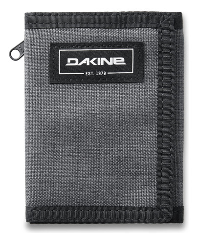 Dakine Cartera Vert Rail Tri-fold Para Hombre, Carbono Ii, C