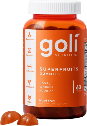 Goli Nutricion : Gomitas De Belleza Con Superfrutas 60 Pcs