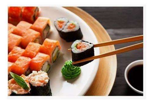 Palitos De Sushi De Madera X 100u. Desechables