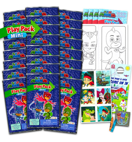 Set Party Favors De Pijama Para Niños Con 24 Minipaquetes Gr