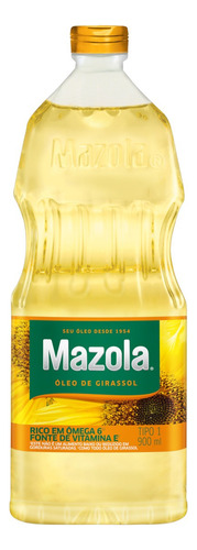 Óleo de girassol Mazola garrafa sem glúten 900 ml