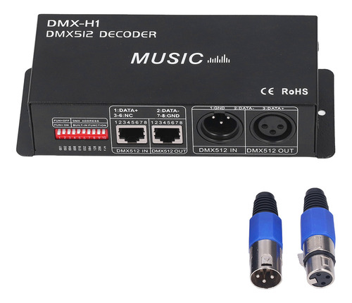 L Decorador Dmx 512 De 4 Canais, Led De Escurecimento Rgb