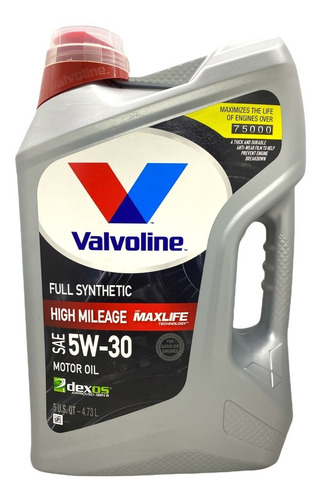 Aceite 5w30 Sintetico Valvoline Alto Kilometraje Max Life