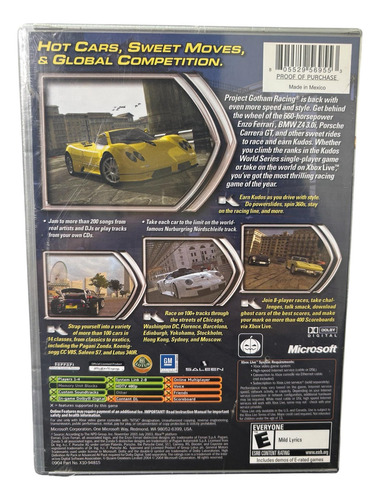 Project Gotham Racing 2 Standard Edition Xbox Classic Físico