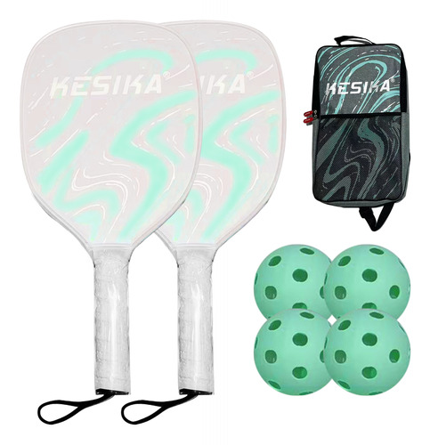 Set De Raquetas Pickleball Kesika.2 Raquetas.4 Pelotas P