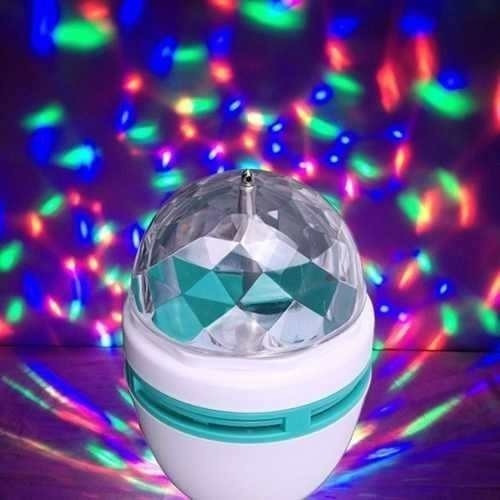 Lampara Foco Led Colores Rgb Giratoria Luces Boliche Fiestas