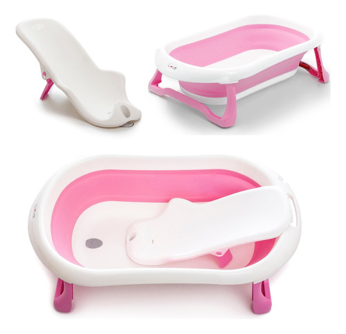 Bañera Bebe Plegable +  Reductor De Regalo Tiendamibebe