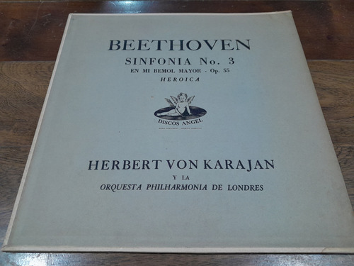 Vinilo - Von Karajan / Orq. De Londres - Beethoven - Heroica