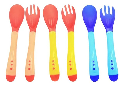Set 2 Cucharas De Silicona Para Bebes